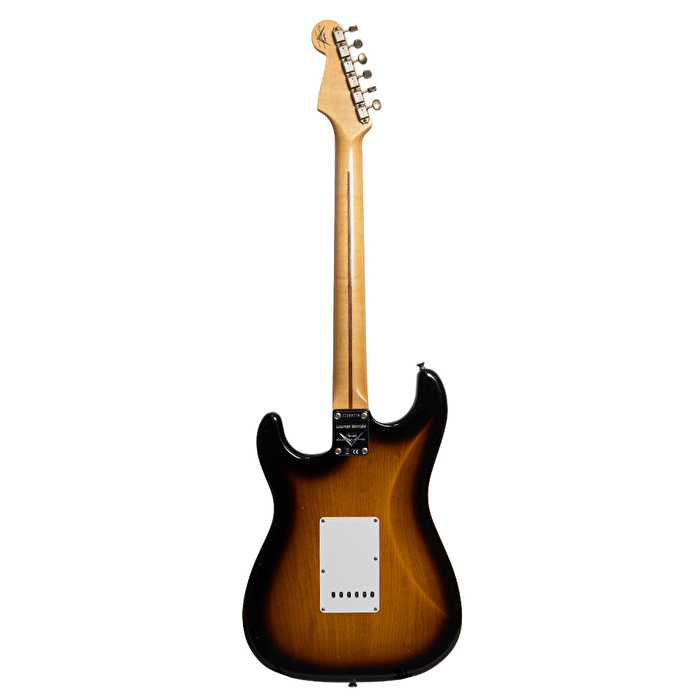 Fender Custom Shop 1955 Stratocaster Journeyman Relic Akçaağaç Klavye 7,25 - 9,5 Aged 2 Ton Sunburst Elektro Gitar